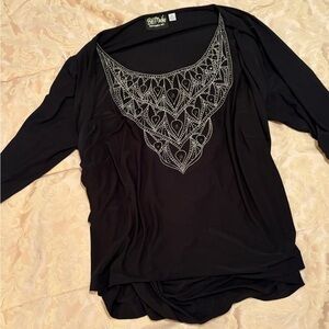 Vintage 1X Designer Sequin Top